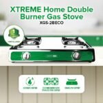 XTREME HOME Double Burner Gas Stove | XGS-2BECO